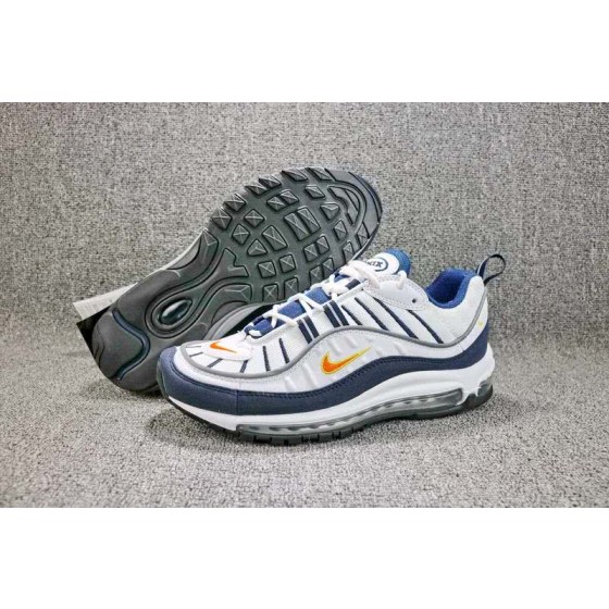 Nike Max 98 Men White Blue Shoes