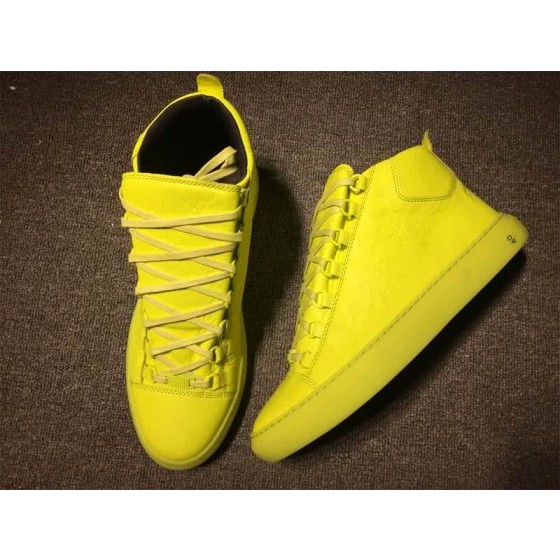 Balenciaga Classic High Top Sneakers Yellow