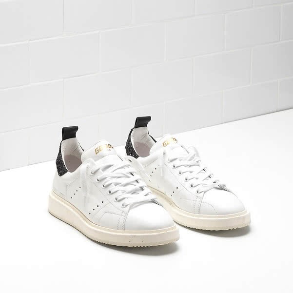 Golden Goose Starter Sneakers G30WS631.D5 calf leather Glittery tab is contrasting colour 2