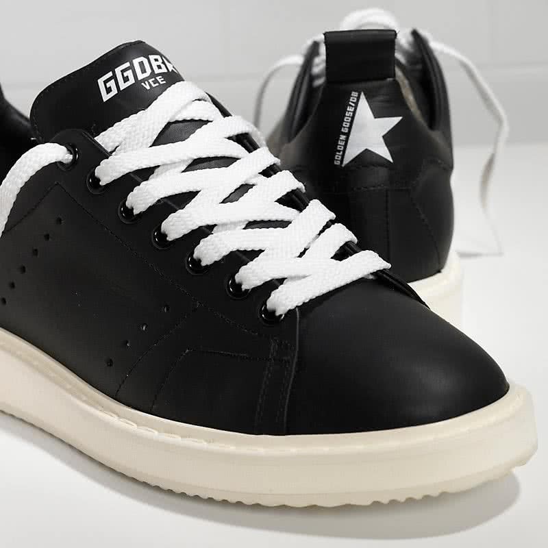 Golden Goose Sneakers Starter IN Pelle DI Vitello black white sole 4