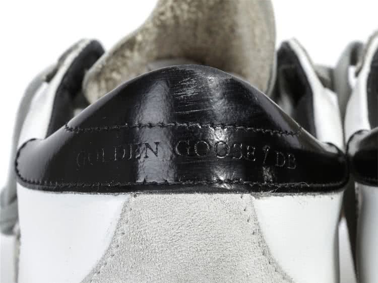 Golden Goose Super Star Sneakers in Leather With Suede Star white black cream 3