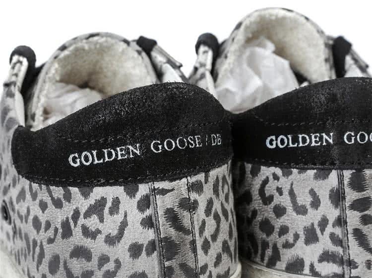 Golden Goose Super Star Sneaker in Leather With Suede Star white leopard eagle 4