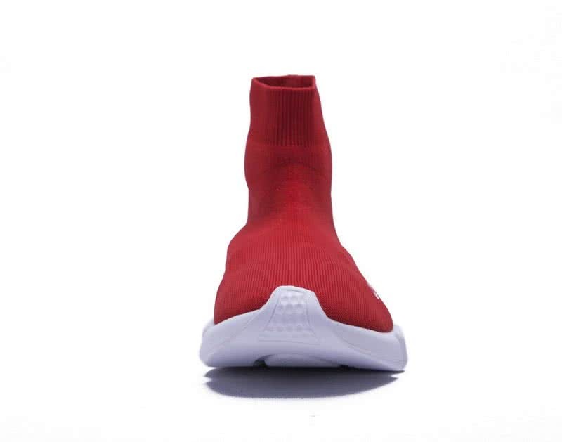 Balenciaga Stretch Mesh High Top Sneaker Red51 10