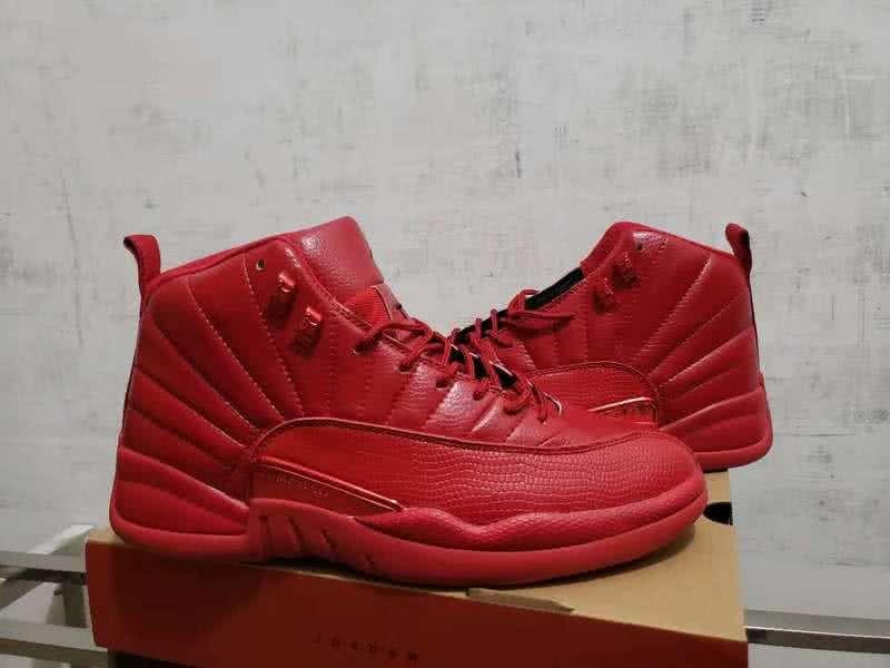 Air Jordan 12 All Red Men 7