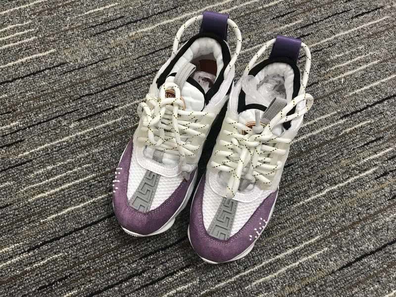 Versace Sneakers White Purple Men Women 2
