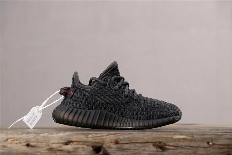 Adidas Yeezy Boost 350 V2 “BLACK REFLECTIVE” GET Kids Shoes Black 2