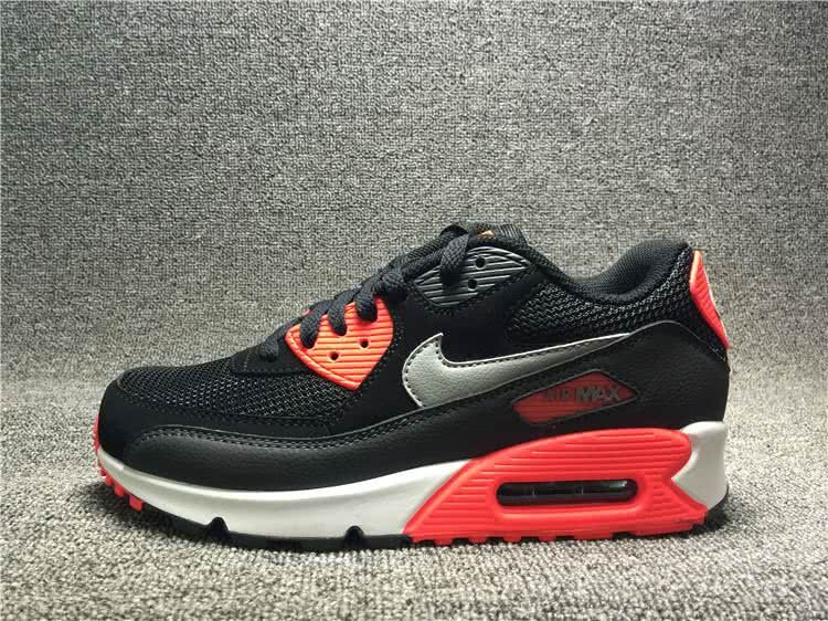 Nike Air Max 90 Black Red Shoes Women Men 2