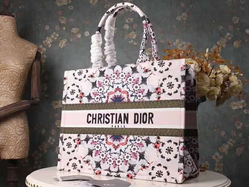 Dior Book Tote Kaleidoscopic Bag Multicolored Pinkish 1
