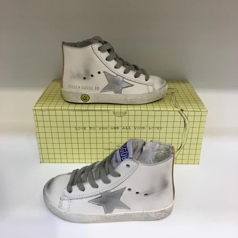 Golden Goose∕GGDB Kids Francy Sneaker Antique style White 3
