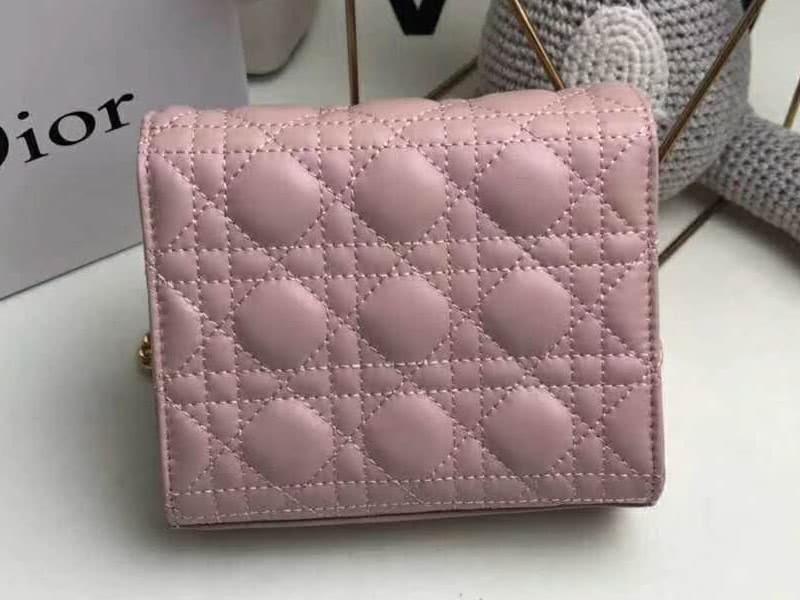 Dior Dioraddict Mini Lambskin Bag Pink 2